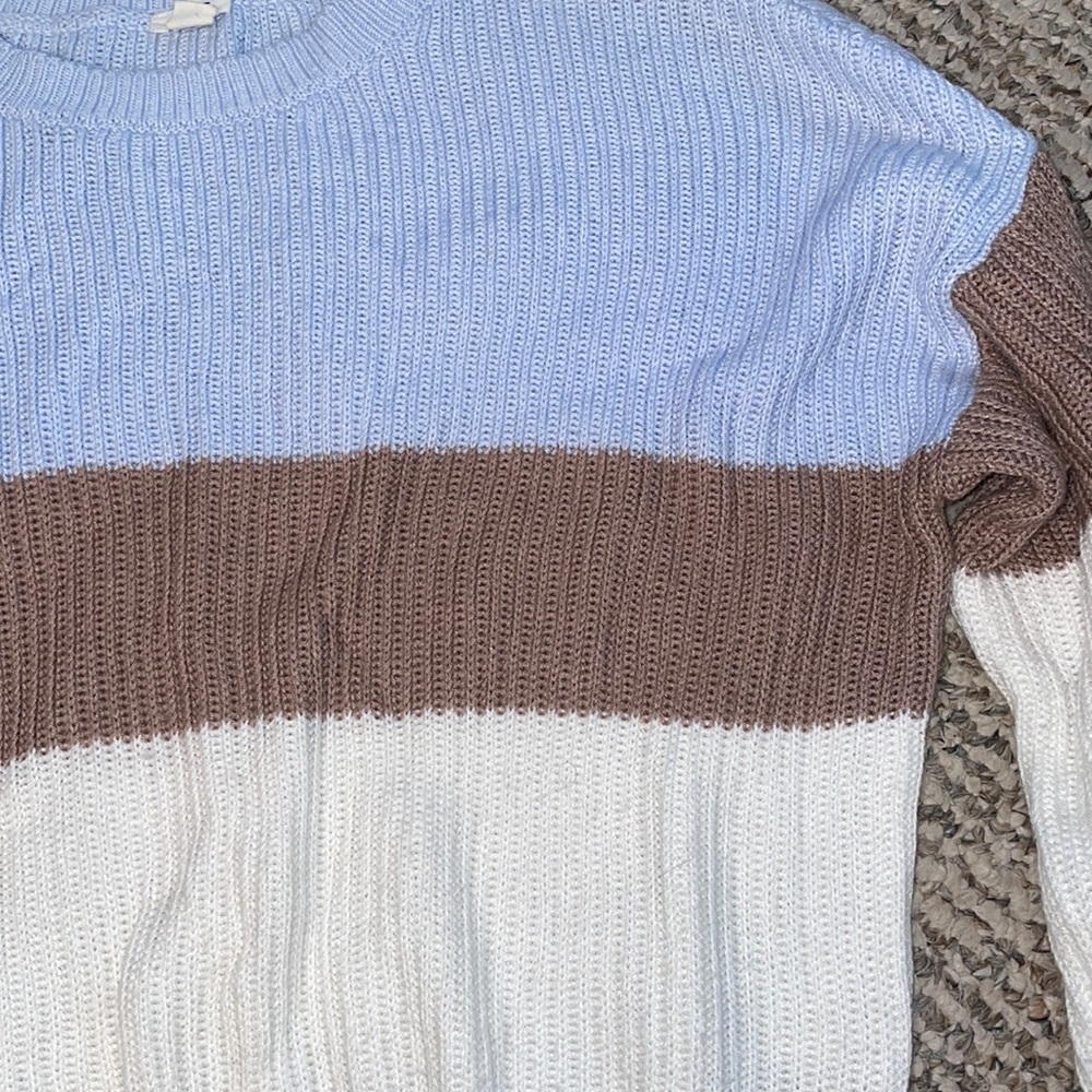 Tri Color Garage Sweater